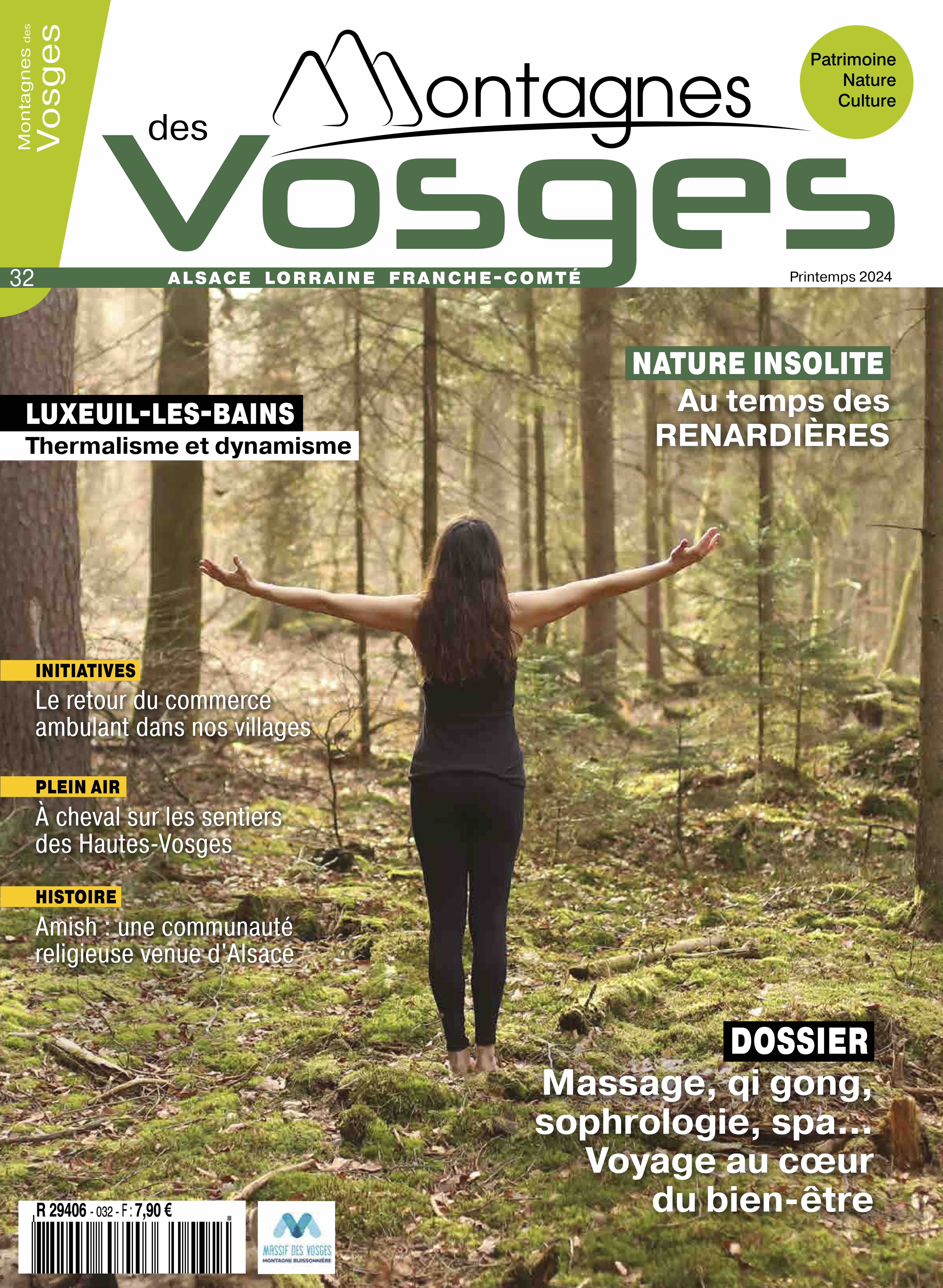Magazine Montagnes des vosges - Le numéro 32 de printemps 2024 est en vente !